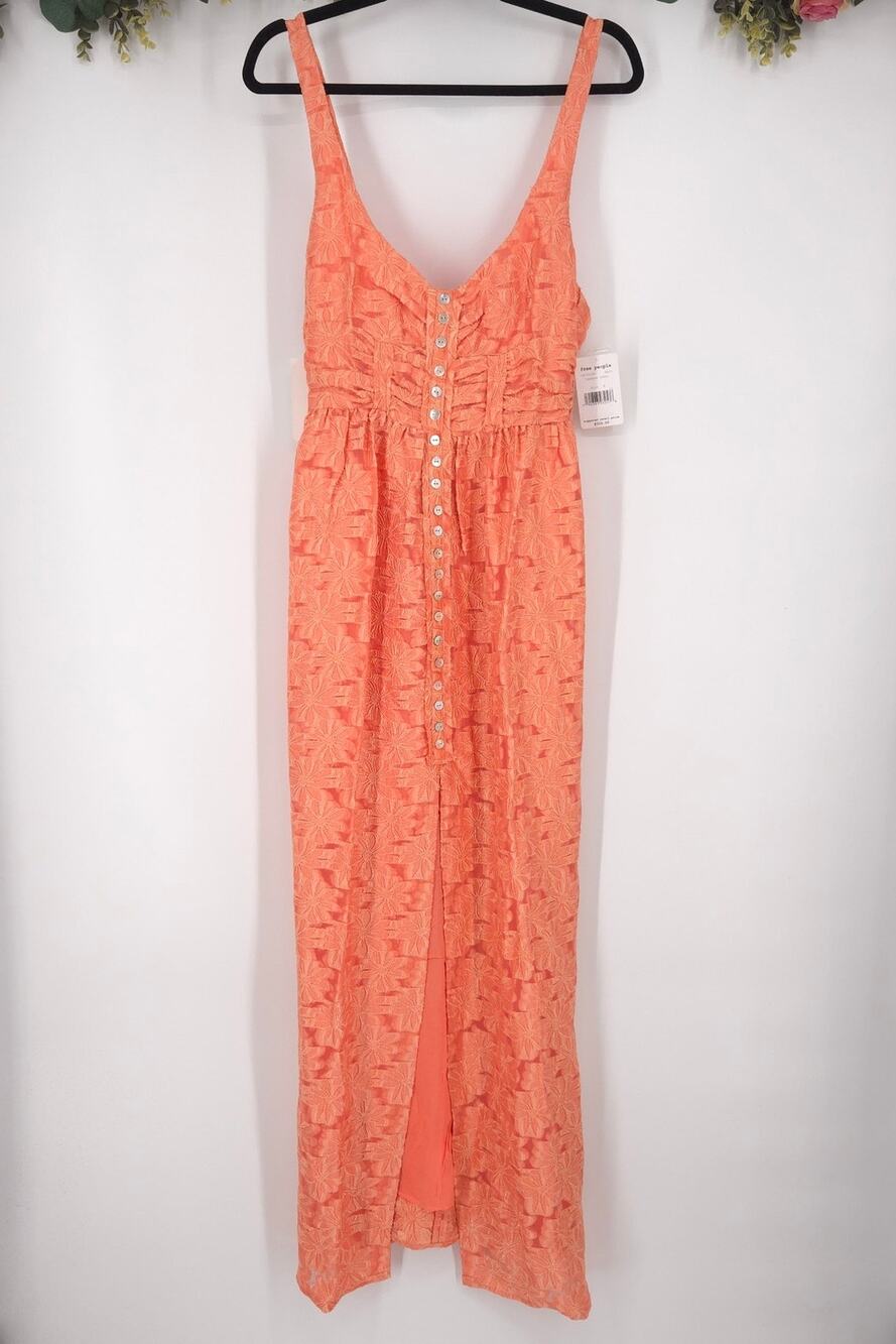 Free People Fresh As A Daisy Maxi Dress Size 8 NWT
